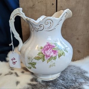 SOLD Early 1900s Antique Buffalo Pottery Cario Pitcher